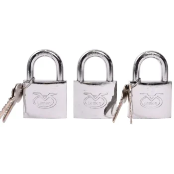 Finbullet Pienrauta-Riippulukkosarja 3 X 38 Mm Kromattu