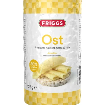 Friggs Maissi-, Kaura-, Ja Riisikakut^Riisikakku 125 G Juusto