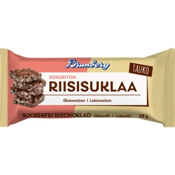 Brunberg Suklaat^Riisisuklaapatukka 28 G Tauko Sokeriton