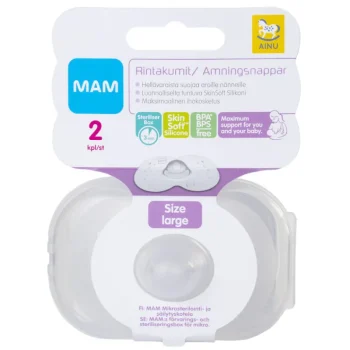 Ainu Vauvan Syöttäminen^Rintakumit 2 Kpl Mam Koko L