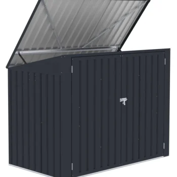 Fornorth Piharakennukset-Roskakatos 173 X 101 X 131 Cm, Tummanharmaa