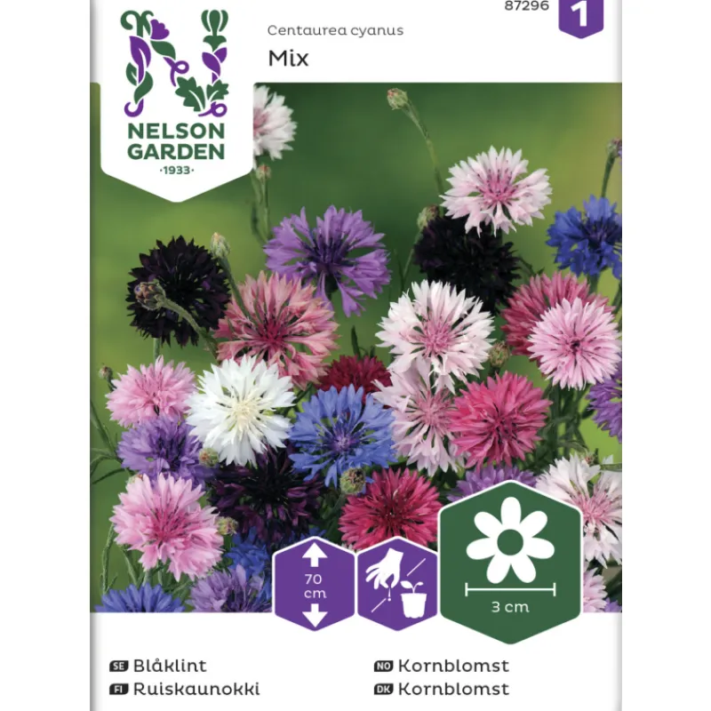 ruiskaunokki-siemen-nelson-gar-FStHGAdj-0.webp Nelson Garden Basic Kasvien Ja Nurmikonsiemenet-Ruiskaunokki Siemen Väriseos