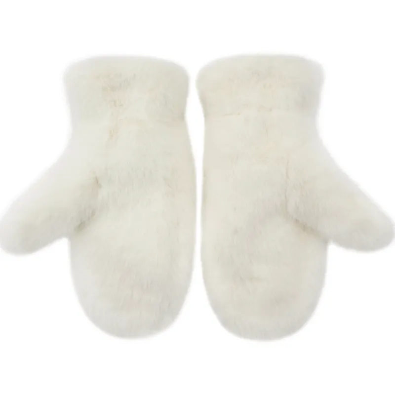 rukkaset-miny-tekoturkis-luonn-vcYeARgH-0.webp Miny Naisten Asusteet-Rukkaset Tekoturkis Luonnonvalkoinen