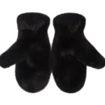 Miny Naisten Asusteet-Rukkaset Tekoturkis Musta