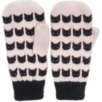 Miny Naisten Asusteet-Rukkaset Topattu Kissa Vaaleanpunainen