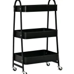 Kotikulta Pienkalusteet-Rullavaunu Musta