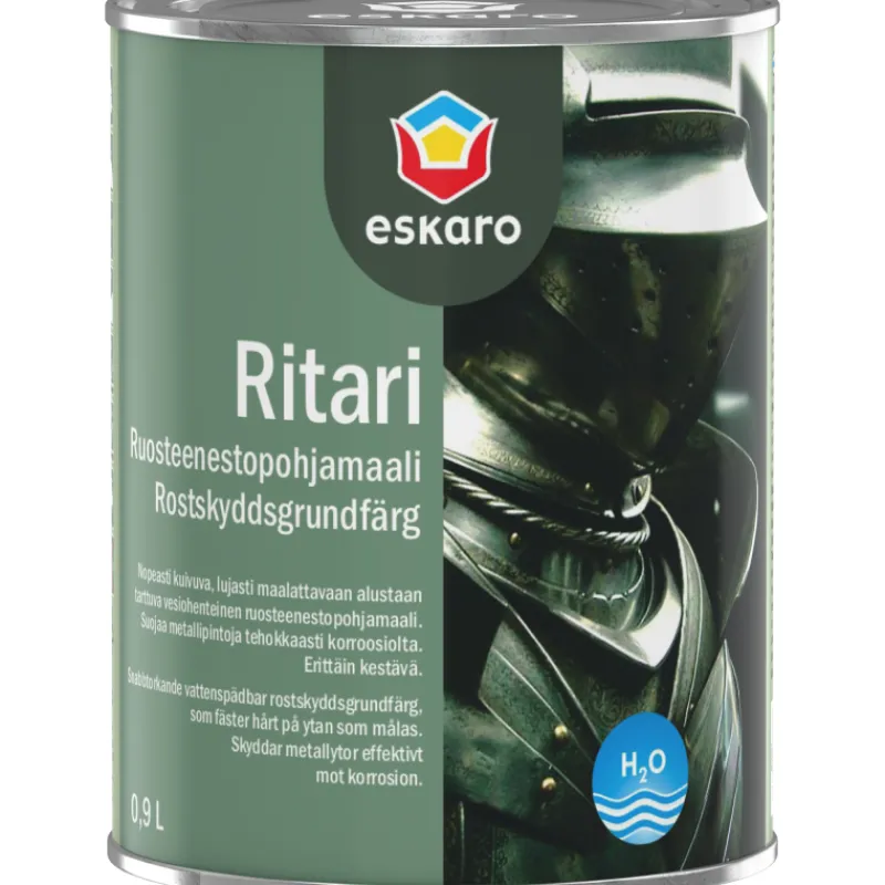 ruosteenestomaali-eskaro-ritar-pPpjSTKk-0.webp Eskaro Maalit-Ruosteenestomaali Ritari 0,9 L Tummanharmaa