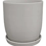 Kotikulta Sisäkukkaruukut-Ruukku 14 Cm Kiinteällä Aluslautasella, Matta Hiekka