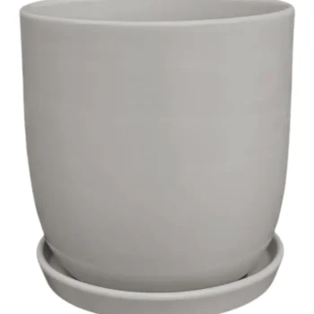 Kotikulta Sisäkukkaruukut-Ruukku 17 Cm Kiinteällä Aluslautasella, Matta Hiekka