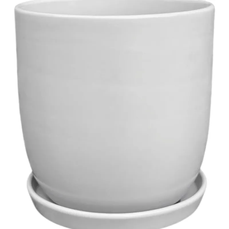 ruukku-17-cm-kiintell-aluslaut-HPAIlNQB-0.webp Kotikulta Sisäkukkaruukut-Ruukku 17 Cm Kiinteällä Aluslautasella, Matta Valkoinen