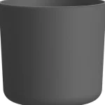 Kotikulta Sisäkukkaruukut-Ruukku 35 Cm Antrasiitti