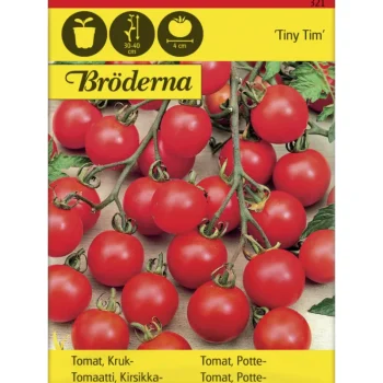 Bröderna Nelsons Kasvien Ja Nurmikonsiemenet-Ruukkutomaatti Tiny Tim Siemen