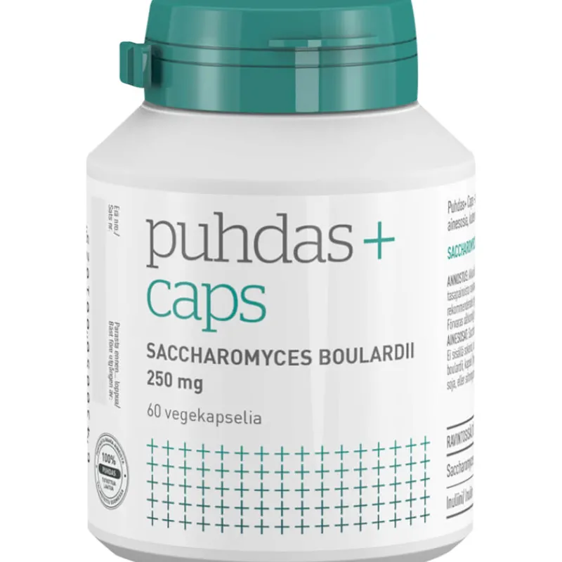 saccharomyces-boulardii-puhdas-schFHcwh-0.webp Puhdas+ Terveysravinteet Ja -valmisteet^Saccharomyces Boulardii 250 Mg 60 Kpl