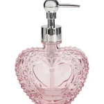 Kotikulta Kylpyhuoneen Pientarvikkeet^Saippuapumppu Sydän Roosa