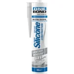 Onebond Liimat, Massat Ja Tasoitteet-Saniteettisilikoni 300 Ml, Harmaa