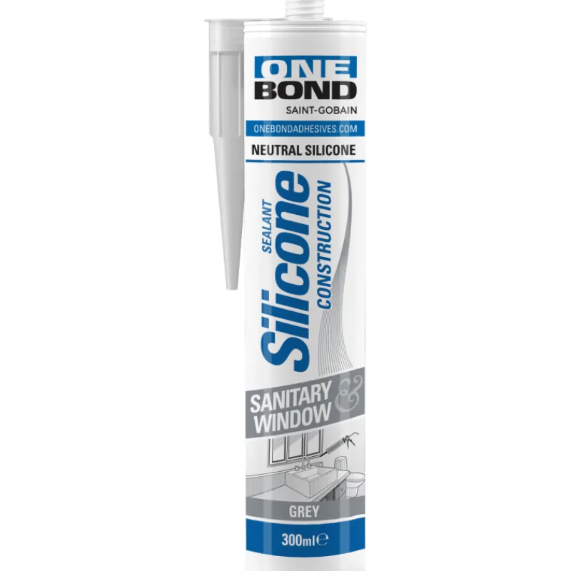 saniteettisilikoni-onebond-300-lqfzeCHF-0.webp Onebond Liimat, Massat Ja Tasoitteet-Saniteettisilikoni 300 Ml, Harmaa