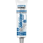 Onebond Liimat, Massat Ja Tasoitteet-Saniteettisilikoni 50 Ml, Valkoinen