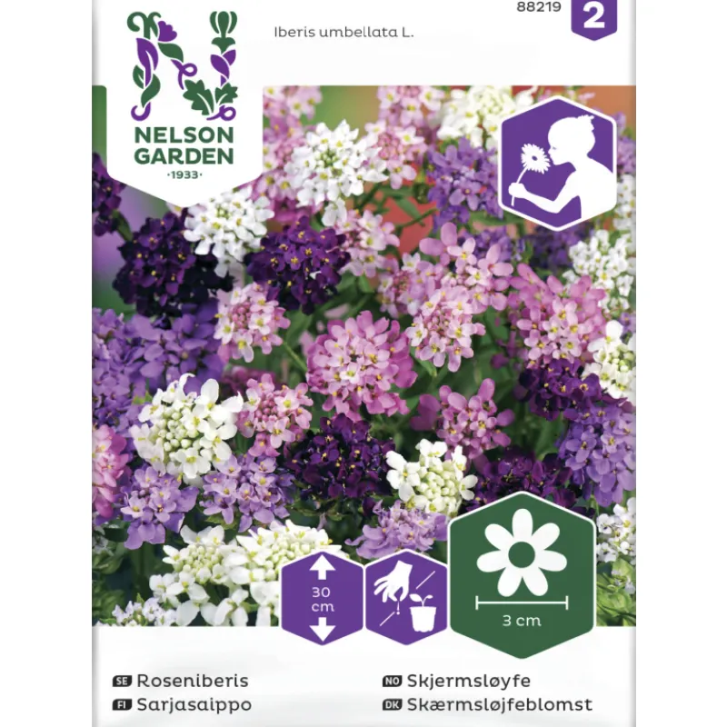 sarjasaippo-siemen-nelson-gard-ZpULWLgP-0.webp Nelson Garden Basic Kasvien Ja Nurmikonsiemenet-Sarjasaippo Siemen Väriseos