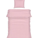 Kotikulta Vuodevaatteet-Satiinipussilakanasetti 150 X 210 Cm Sokkelo Roosa