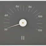 Rento Saunatarvikkeet Ja -aineet-Saunan Lämpömittari Harmaa