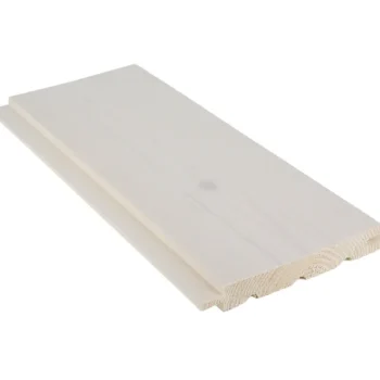 Cent Puutavara-Saunapaneeli STS(4) 14x120x2400, Kuusi, Valkoinen Saunasuoja, 5 Kpl