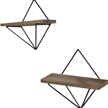 Chic Home Pienkalusteet-Seinähylly 2 Kpl 30 Cm Wenni