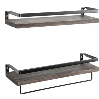 Chic Home Pienkalusteet-Seinähylly 2 Kpl 40 X 14 X 14 Cm Wieno