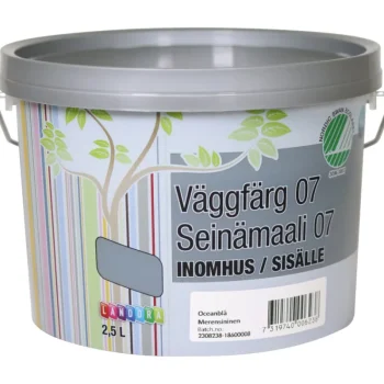 Landora Maalit-Seinämaali 07 2,5 L Merensininen