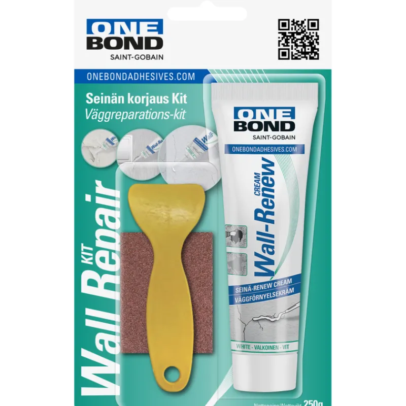 seinn-korjaussarja-onebond-ULksbvXC-0.webp Onebond Liimat, Massat Ja Tasoitteet-Seinän Korjaussarja