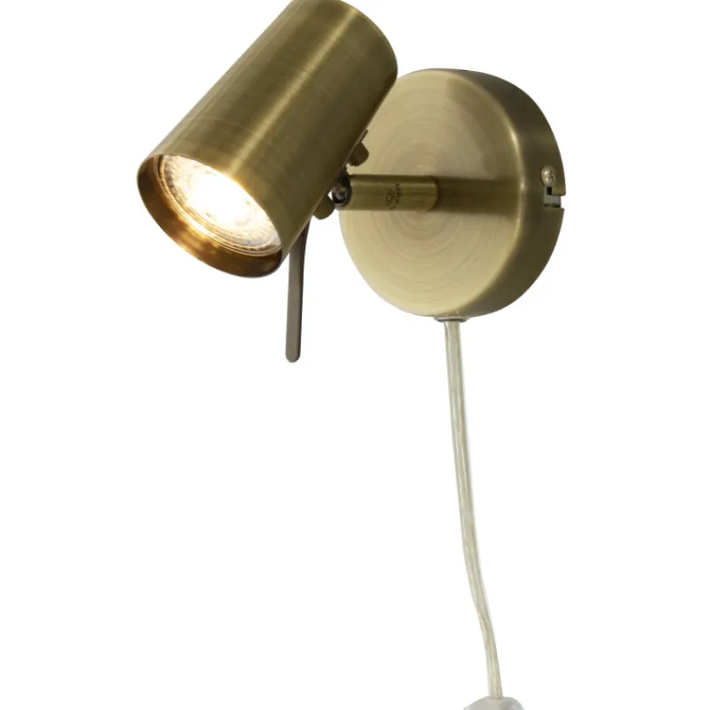 seinspotti-pilot-antiikkimessi-HermbKjw-0.webp Scan Lamps Sisävalaisimet-Seinäspotti PILOT Antiikkimessinki