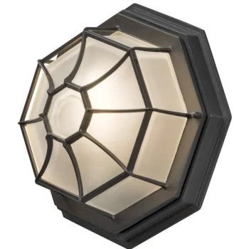 Konstsmide Ulkovalaisimet-Seinävalaisin 7091-750 Laura Musta