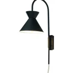 Aneta Lighting Sisävalaisimet-Seinävalaisin Coni, Musta