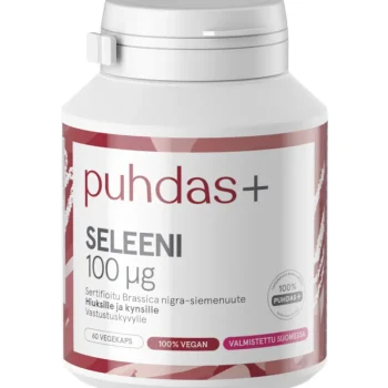 Puhdas+ Terveysravinteet Ja -valmisteet^Seleeni 100 u00b5g 60 Kaps