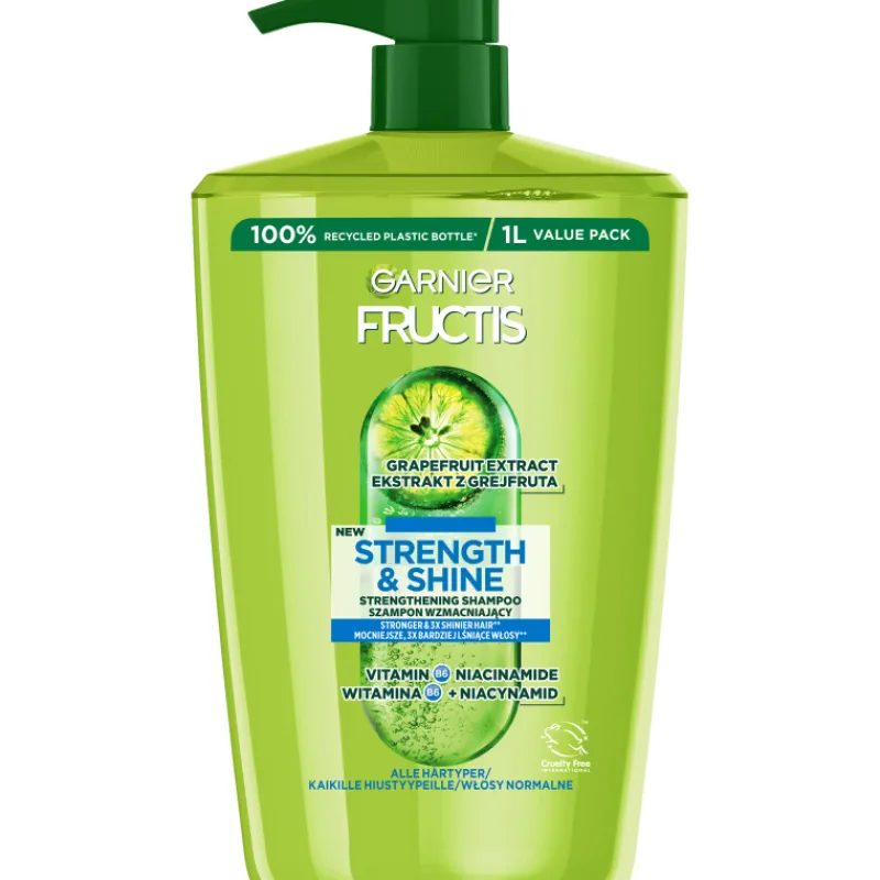 shampoo-garnier-fructis-1-l-st-uDHMBLhG-0.webp Garnier Fructis Shampoot Ja Hoitoaineet^Shampoo 1 L Strength & Shine