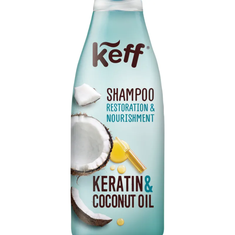 shampoo-keff-500-ml-keratin-c-fOOHieAd-0.webp Keff Shampoot Ja Hoitoaineet^Shampoo 500 Ml Keratin & Coconut Oil