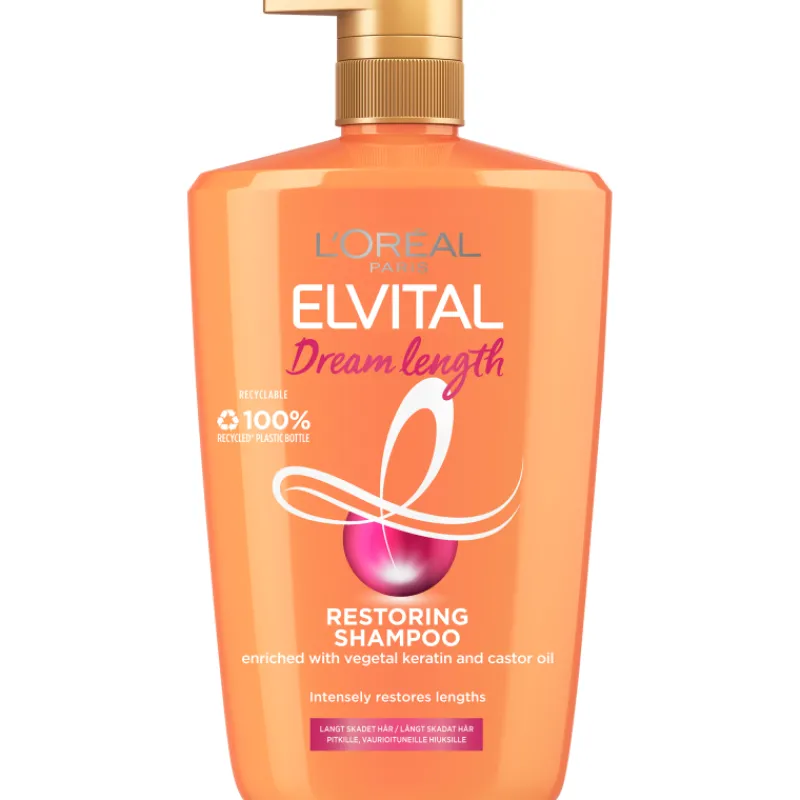 shampoo-loreal-elvital-1-l-dre-mkKOPmDg-0.webp L'oreal Elvital Shampoot Ja Hoitoaineet^Shampoo Loreal Elvital 1 L Dream Length
