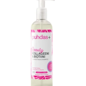 Puhdas+ Luonnonkosmetiikka-Shampoo 240 Ml Beauty Kollageeni & Biotiini