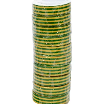 Teipit-Sähköteippi 15 Mm X 10 M, Keltainen/vihreä