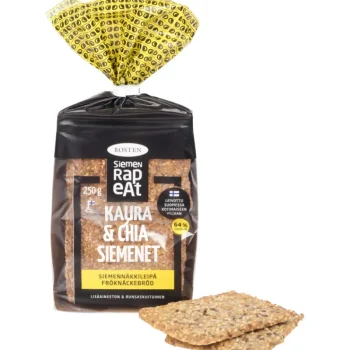 Rosten Näkkileivät Ja Hapankorput^Siemennäkkileipä 250 G Kaura & Chia