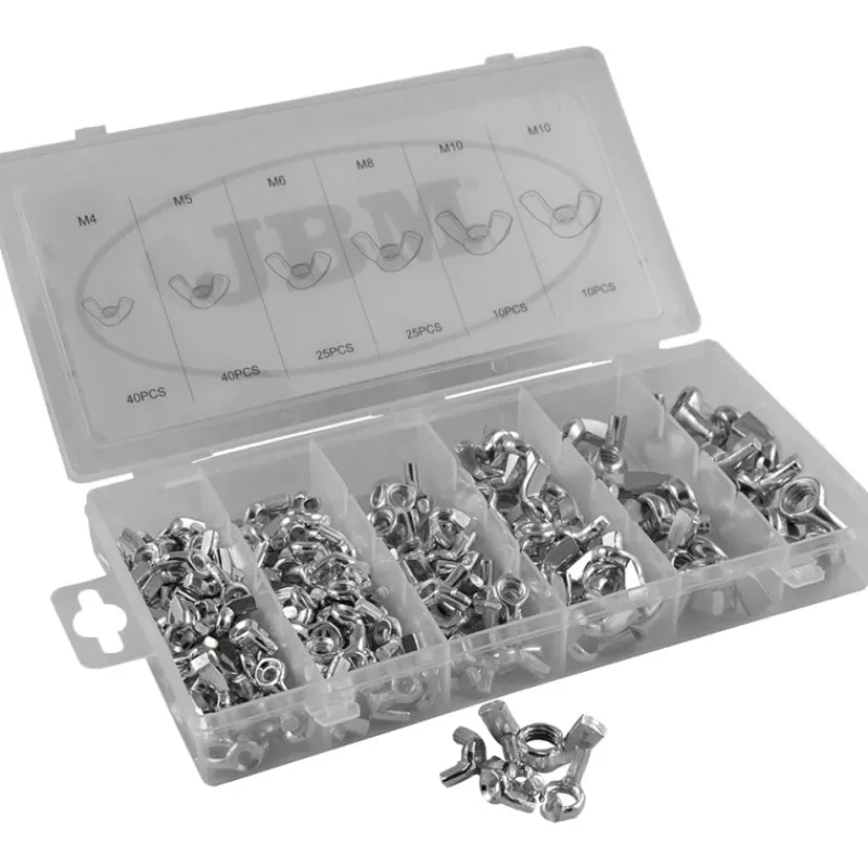 siipimutterilajitelma-150-osaa-TAJuLZkW-0.webp Jbm Naulat Ja Ruuvit-Siipimutterilajitelma 150 Osaa