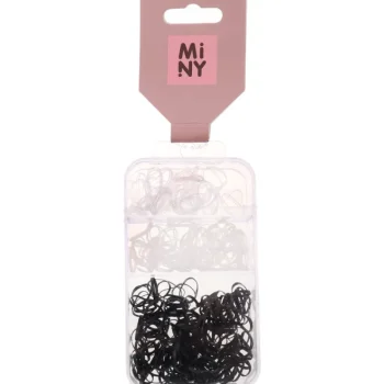 Miny Hiuskoristeet Ja Hiustenhoitovälineet^Silikonihiuslenkit Musta Ja Läpinäkyvä