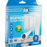 Rk Teipit-Silikonitiiviste P Ikkuna- Ja Ovitiiviste Valkoinen 7 Mm 6 M