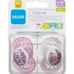 Ainu MAM Vauvan Hoito^Silikonitutti 2 Kpl 6-16 Kk Original