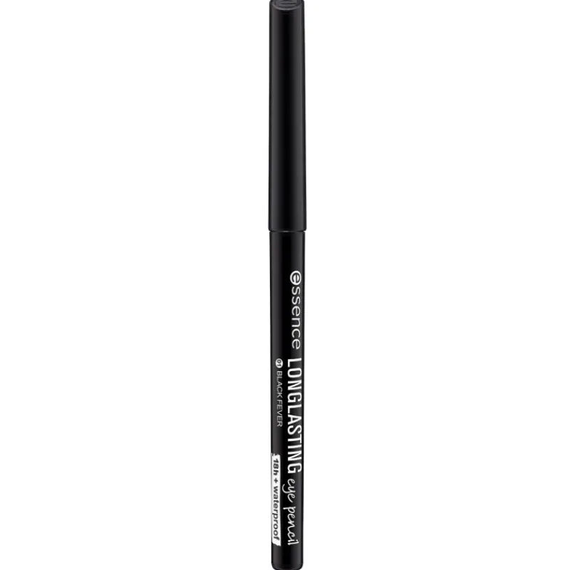 silmnrajauskyn-long-lasting-ey-HXCeLcFu-0.webp Essence Silmämeikit^Silmänrajauskynä Long Lasting Eye Pencil 01 Black Fever