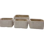 Miny Sisustuskorit-Säilytyskori 4 Kpl Beige