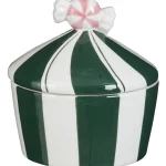 Mica Sesonkikoristeet-Säilytyspurkki Karkki Vihreä