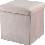 Kotikulta Pienkalusteet-Säilytysrahi 38 X 38 X 38 Cm Velvet Vaaleanpunainen