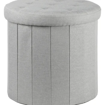 Kotikulta Pienkalusteet-Säilytysrahi 45 X 45 X 42 Cm Odessa Vaaleanharmaa