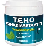 Teho Terveysravinteet Ja -valmisteet^Sinkkiasetaatti 50 Kpl Imeskelytabletti