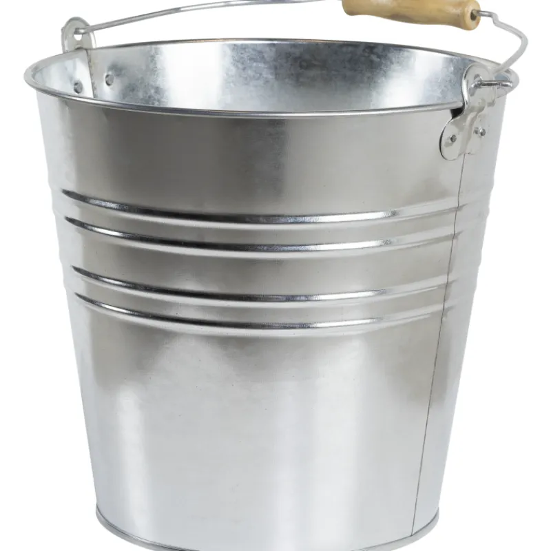 sinkkisanko-10l-puukahvalla-BpHzvBCT-0.webp Saavit Ja 채mp채rit^Sinkkisanko 10l Puukahvalla